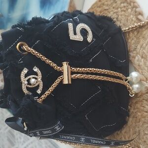Black Denim Crossbody